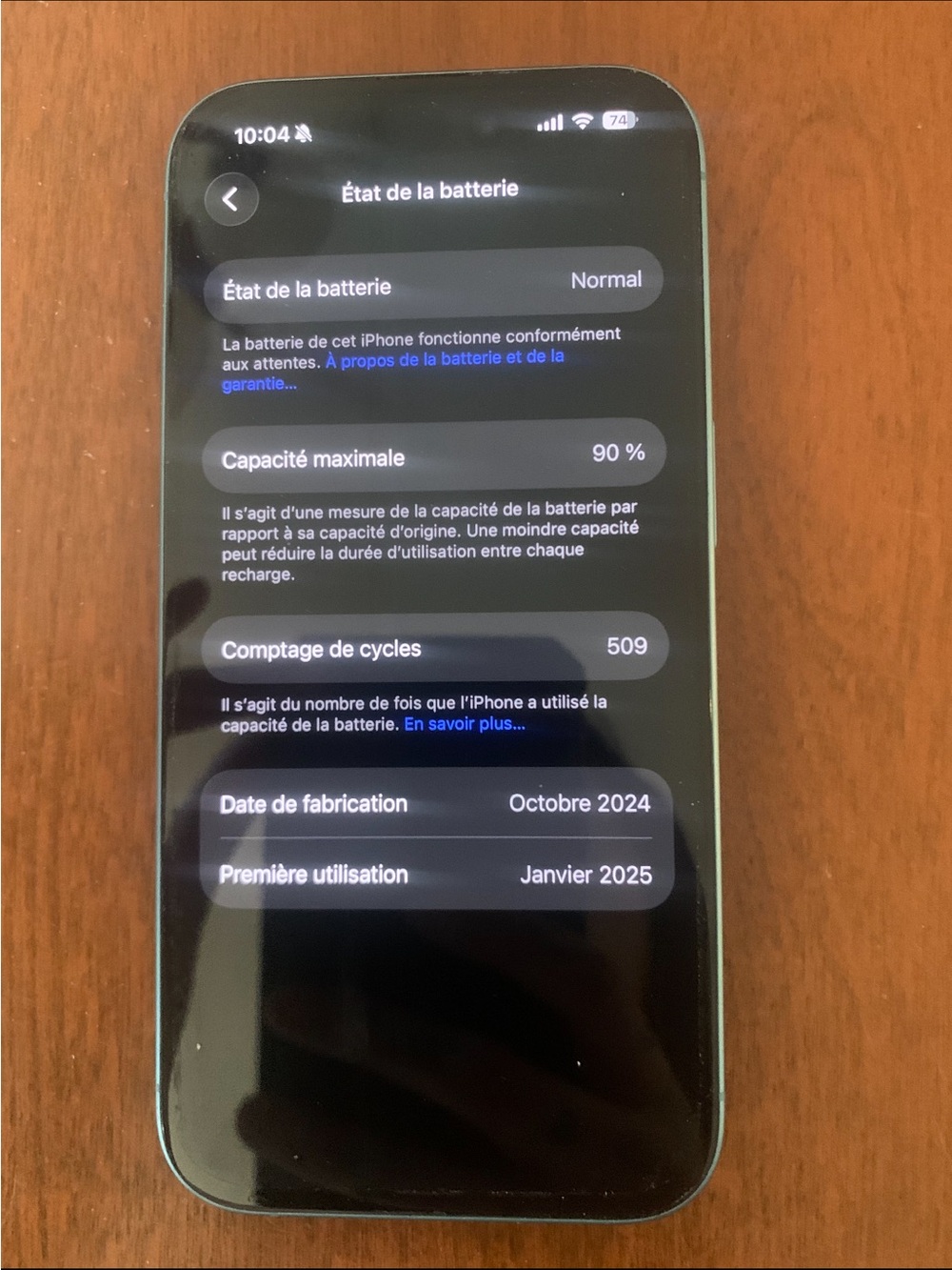 Apple iPhone - Black Front Display
